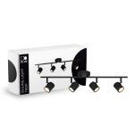 D'Lite Taklampe Trop Sandete Svart| Egnet Til 4x GU10