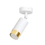 Emibig Taklampe Hiro Stål Hvit | Egnet for 1x GU10 - Max 10W