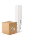 Fordelspakning 9x Philips CorePro PL-C LED 6.9W 700lm - 830 Varm Hvit | 2-Stift - Erstatter 18W