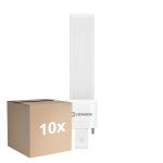 Fordelspakning 10x Ledvance DULUX-S LED 3.5W - 830 Varm Hvit | 2-Stift - Erstatter 7W