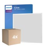 Fordelspakning 4x Philips LED Panel Ledinaire RC065B 28W 3400lm - 865 Daglys | 60x60cm - UGR <19