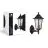 D'Lite Veggbelysning Helora Svart | IP44 - Egnet for 1x E27