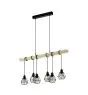Eglo Pendel Lampe Townshend 5 Stål Tre Svart | IP20 - Egnet for 6x E27 
