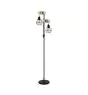 Eglo Gulvlampe Townshend 5 Stål Tre Svart | IP20 - Egnet for 2x E27 