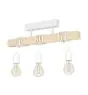 Eglo Taklampe Townshend Stål Hvit Tre | IP20 - Egnet for 3x E27 