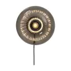 It's about RoMi Veggbelysning Brussels Glass Svart | Egnet for 1x E27 